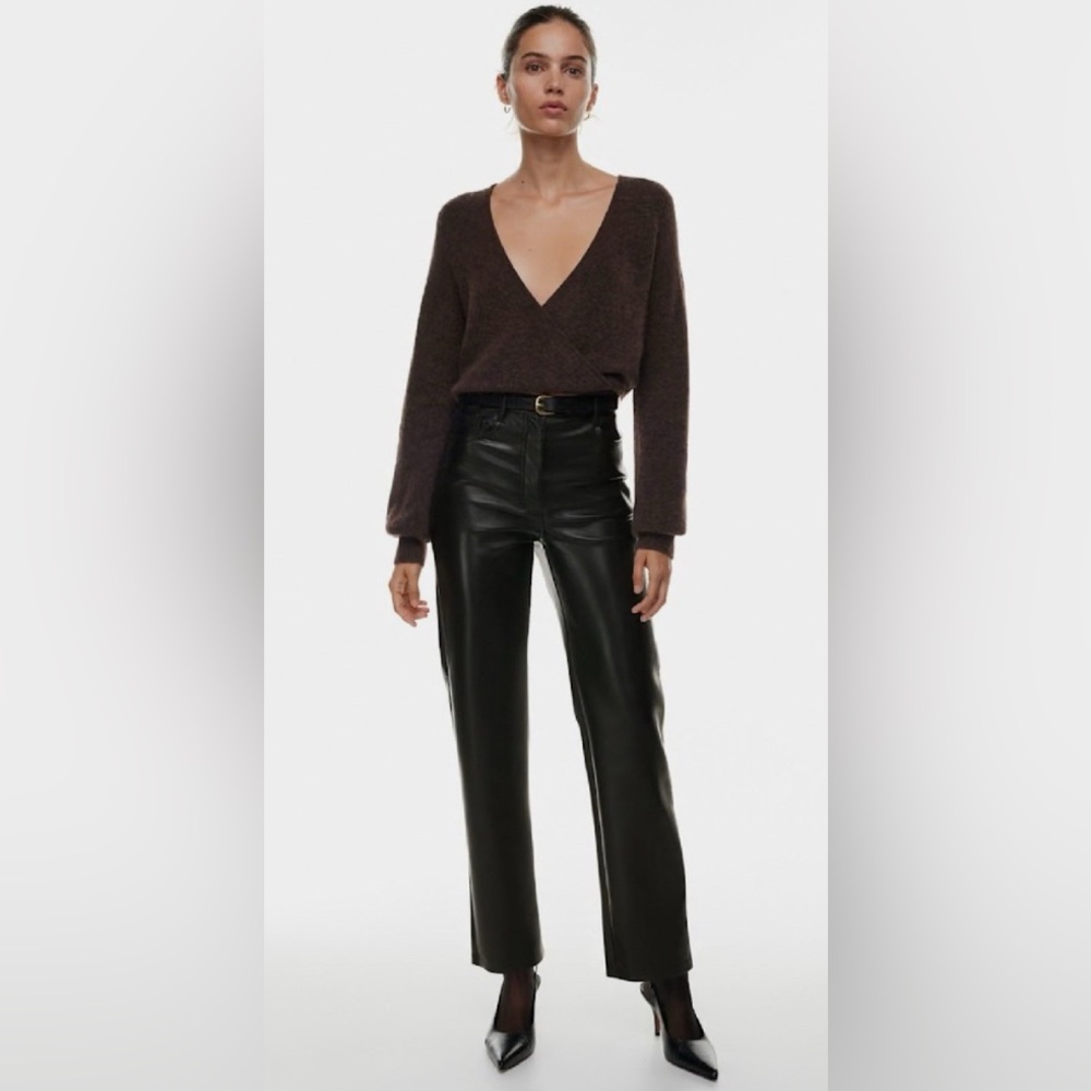 ARITZIA Wilfred Melina Faux Leather Pant